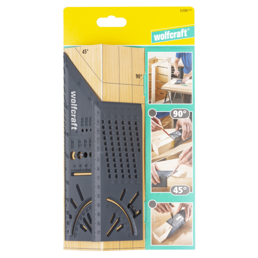 Wolfcraft 3D Gönye - 45°/90° İşaretleme ve Ölçüm Aleti
