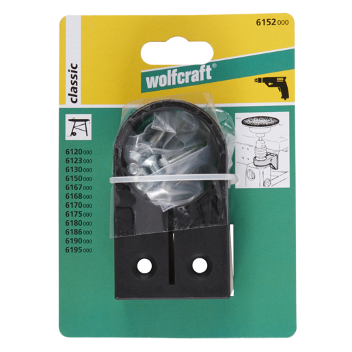 Wolfcraft Çalışma Masasına Matkap Sabitleme Aparatı, Ø43mm